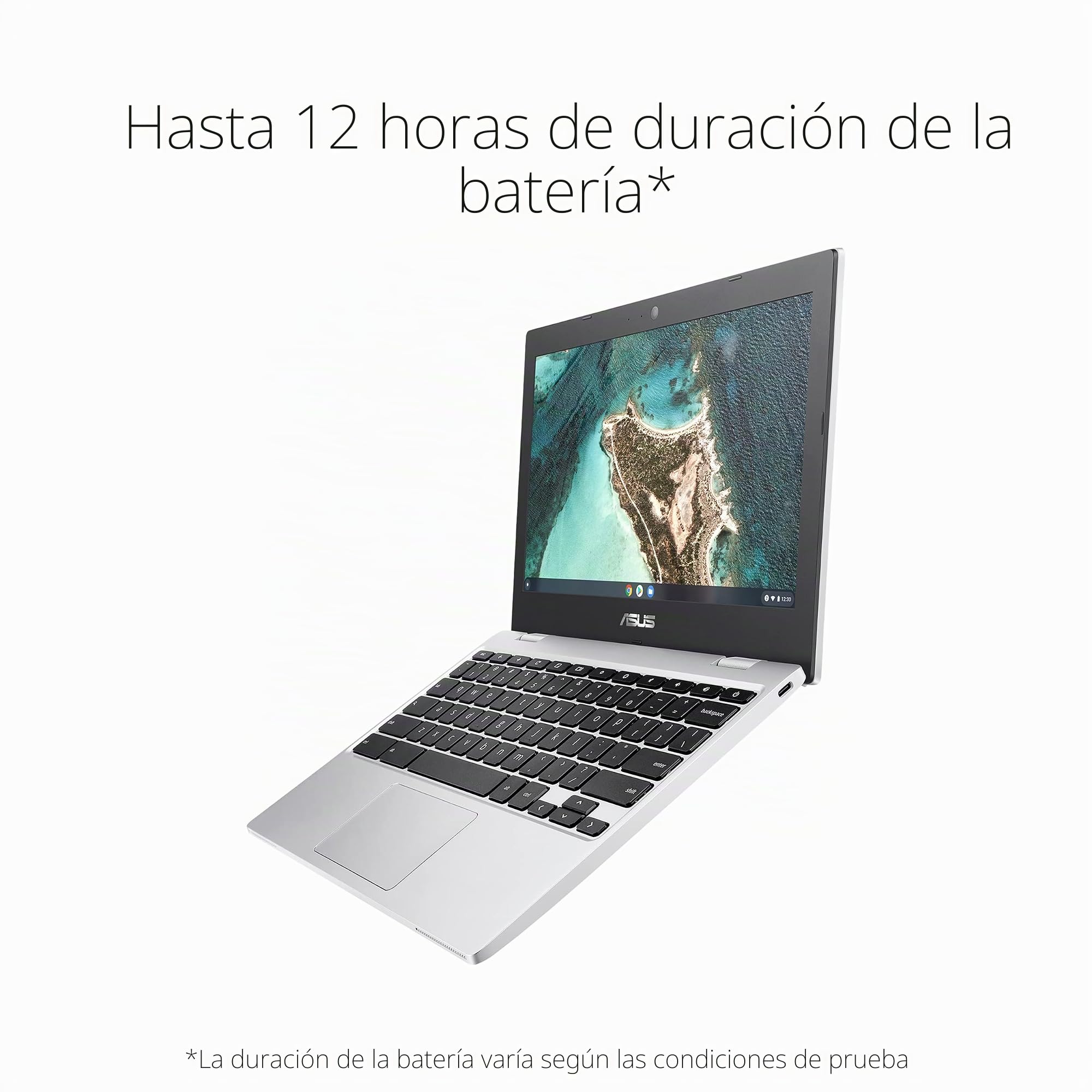 ASUS CX1100CNA Chromebook Laptop, pantalla HD de 11.6 pulgadas